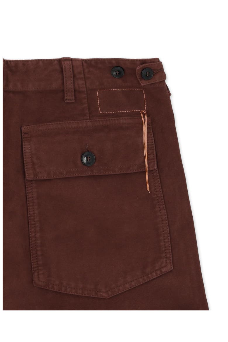 Wnewfatigue Moleskin Fatigue Trousers, Alternate, color, Burgundy