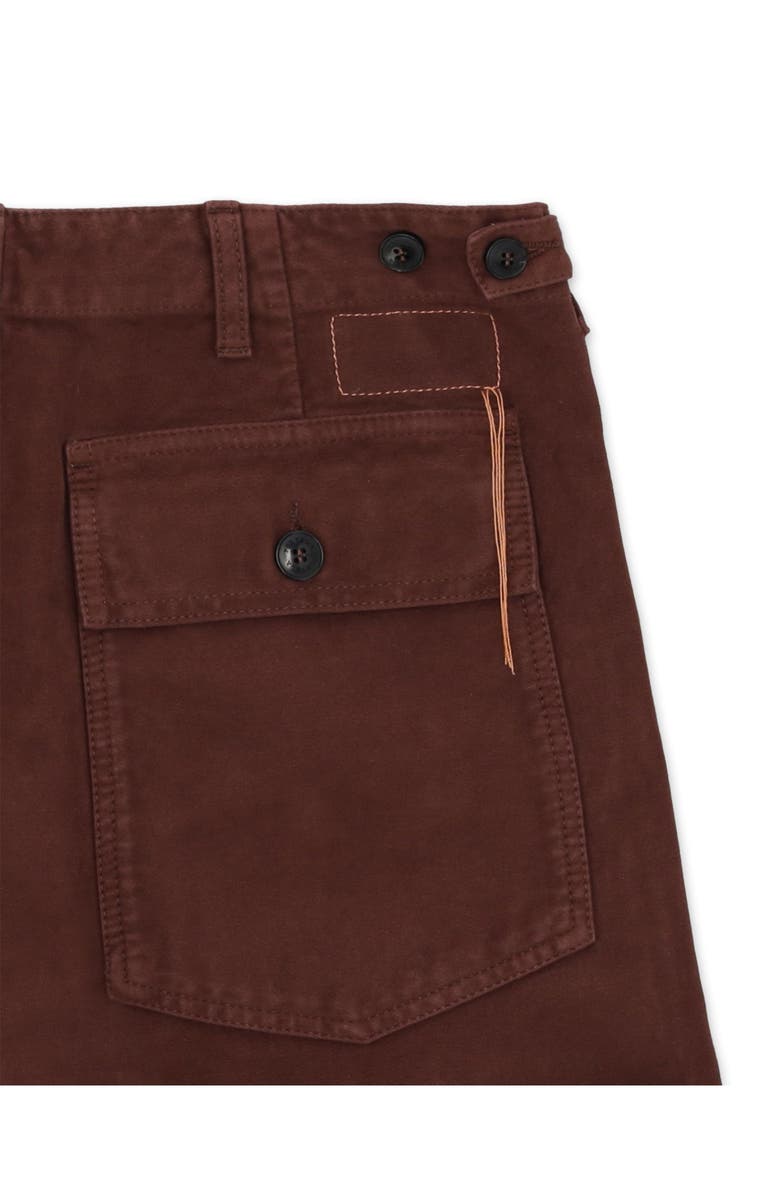 Fortela Wnewfatigue Moleskin Fatigue Trousers, Alternate, color, Burgundy