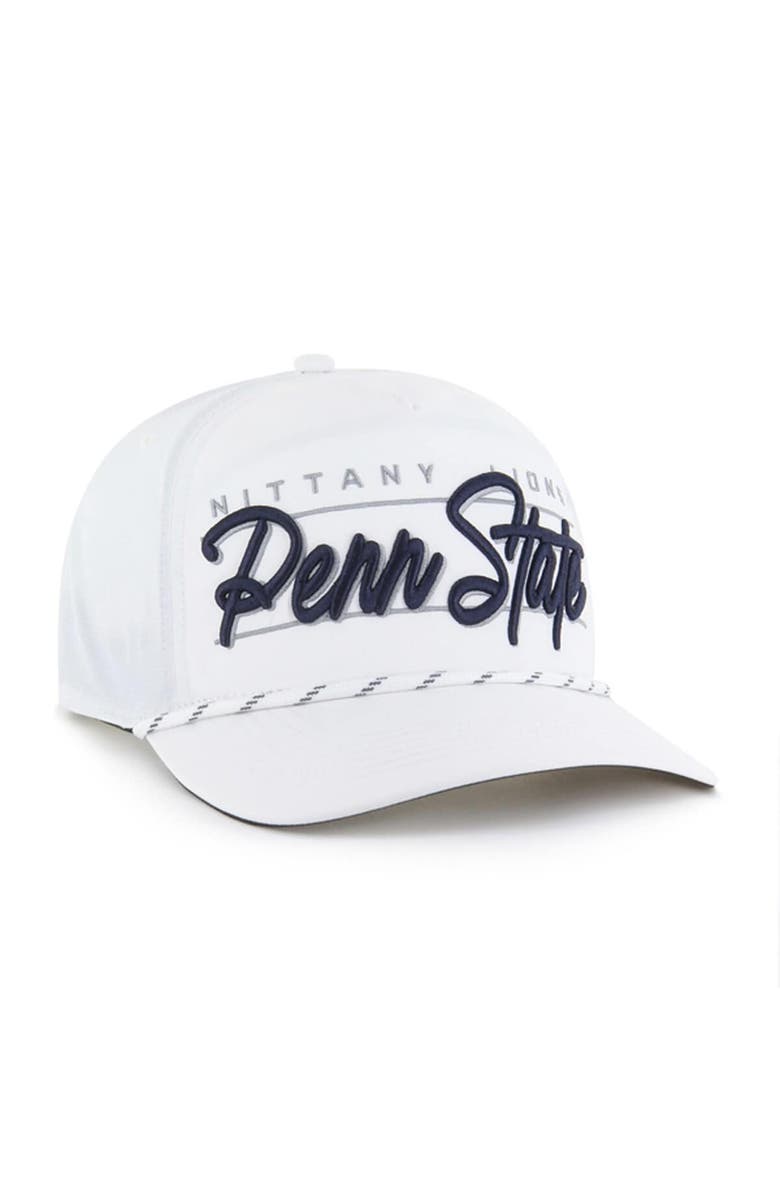 '47 Men's '47 White Penn State Nittany Lions Condor Hitch brrr° Adjustable Hat, Alternate, color,