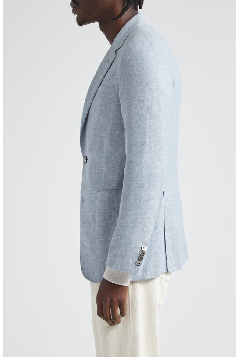 Fairway Crossover Linen Blend Sport Coat, Alternate, color, LIGHT BLUE