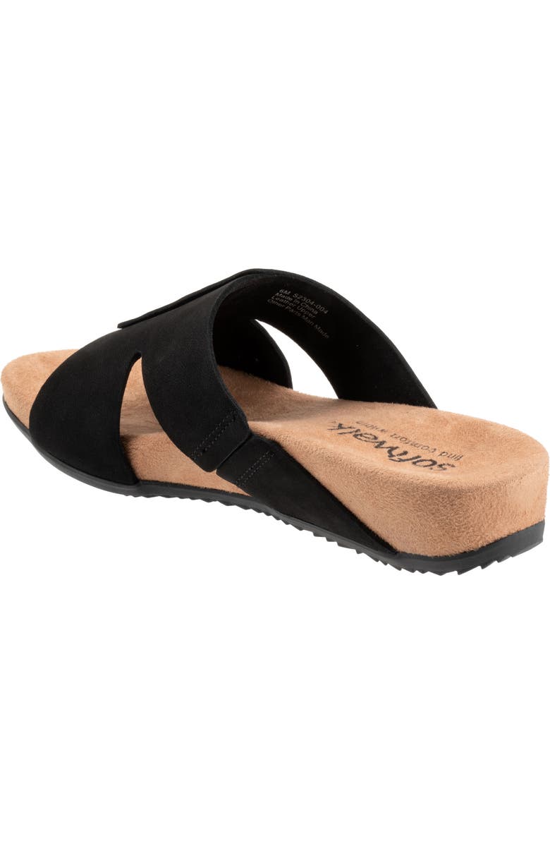 SoftWalk<sup>®</sup> Beverly Sandal, Alternate, color, Black Nubuck
