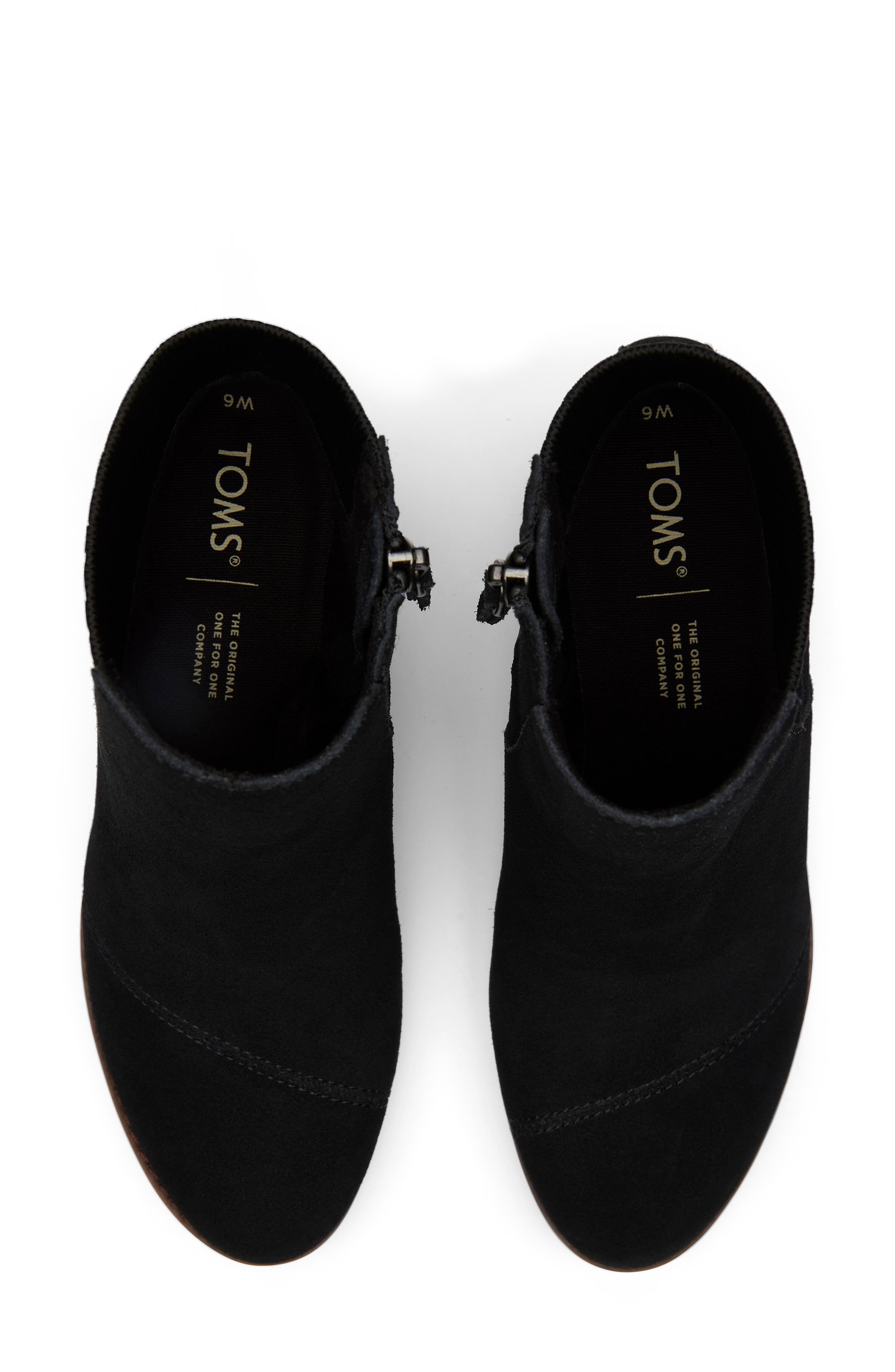 TOMS Suede Bootie, Alternate, color, 