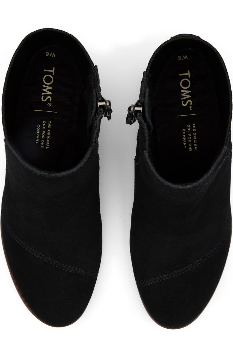 TOMS Suede Bootie, Alternate, color,