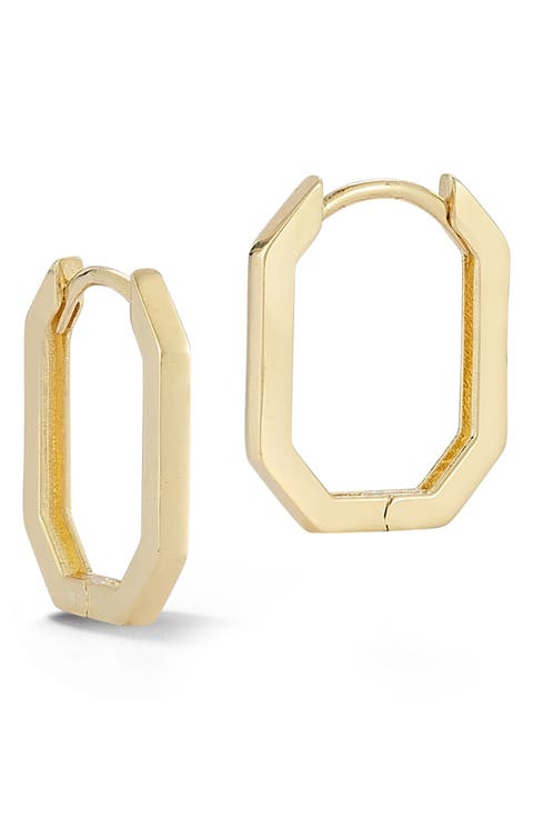 Geometric Hoop Earrings
