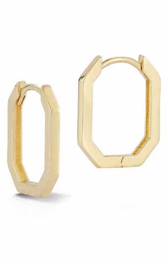 Ember Fine Jewelry Geometric Hoop Earrings