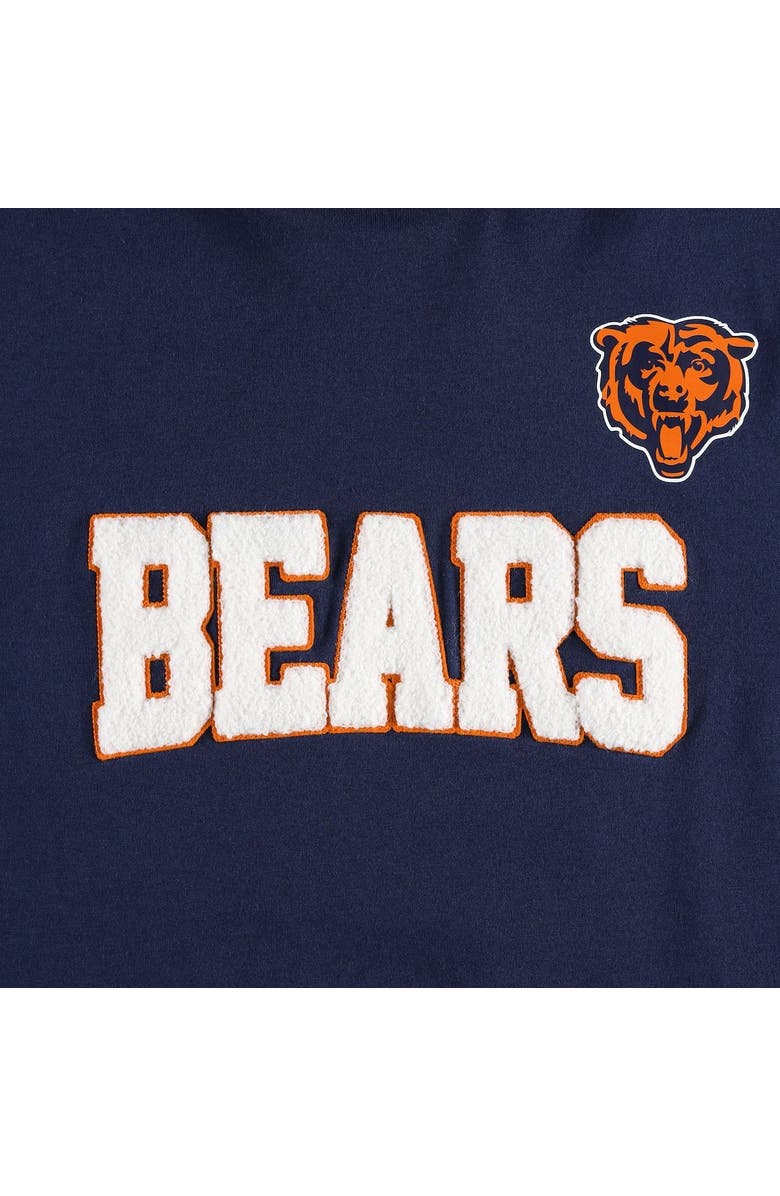 Tommy Hilfiger Men's Tommy Hilfiger Navy/White Chicago Bears Alex Long Sleeve Hoodie T-Shirt, Alternate, color, Navy