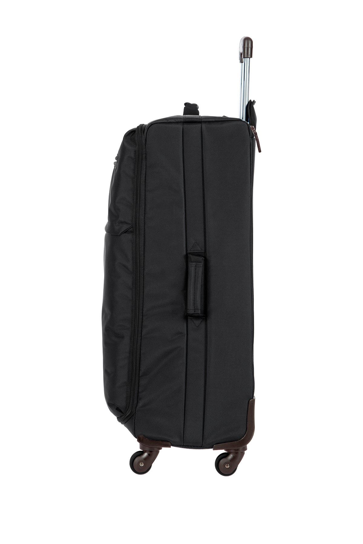 Bric's 30" Nylon Spinner with Frame Suitcase, Alternate, color, Black With Brown