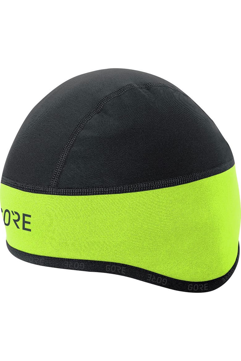 C3 Gore Windstopper Helmet Cap, Main, color, Neon Yellow/Black