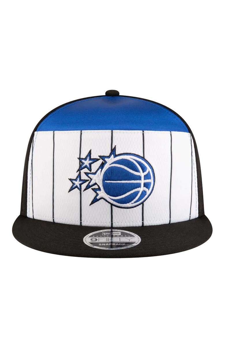 New Era Men's New Era  White/Black Orlando Magic 2025 NBA Tip Off Split Panel 9FIFTY Snapback Hat, Alternate, color, White