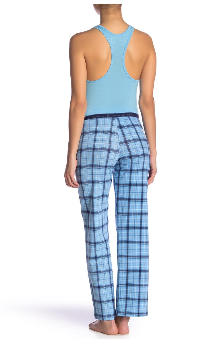 Psycho Bunny Knit Plaid Lounge Pants, Main, color, 