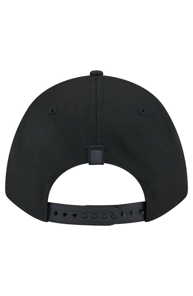 New Era Men's New Era  Black Buffalo Sabres Game Day Stealth Flag 9FORTY A-Frame Adjustable Hat, Alternate, color, Black