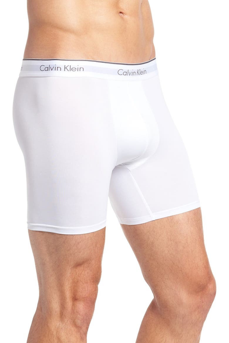 3-Pack Micro Stretch Boxer Briefs, Alternate, color, WHITE