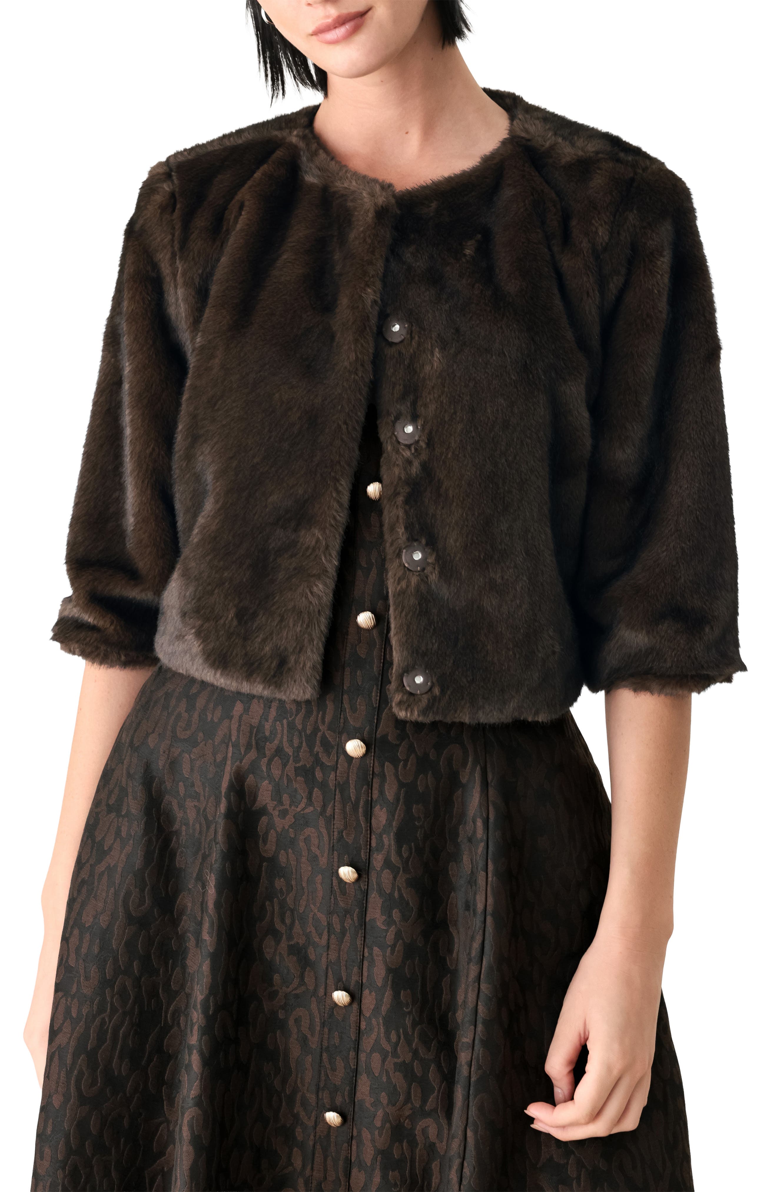 Faux Fur Jacket