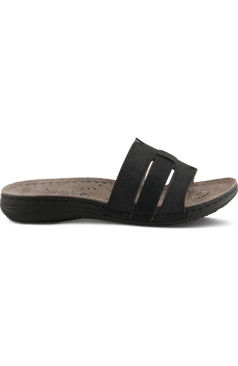 Flexus by Spring Step Tethys Slide Sandal, Alternate, color, Black