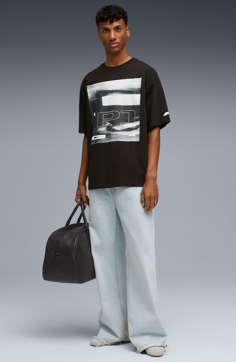 PUMA F1 Racing T-Shirt, Alternate, color, Puma Black