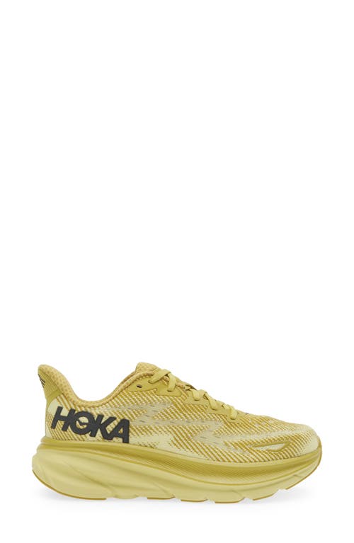 Hoka Clifton 9 Running Shoe In Yellow