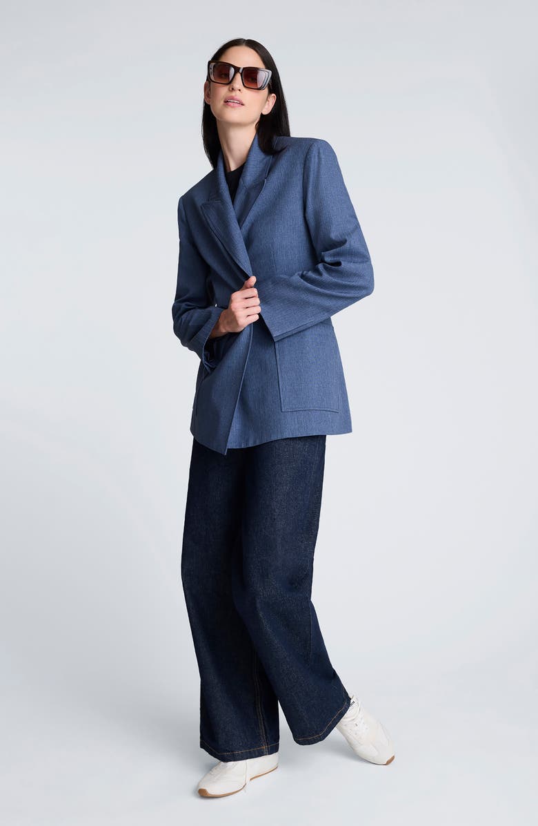 Kenneth Cole Contour Double Breasted Jacket, Alternate, color,