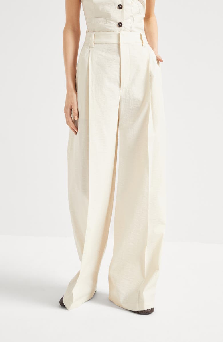 Brunello Cucinelli Sartorial Loose trousers, Alternate, color, 