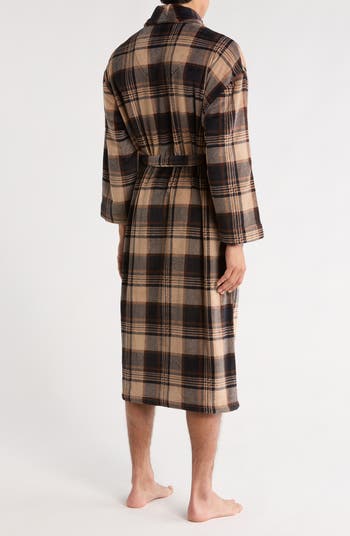 Plaid Fleece Robe