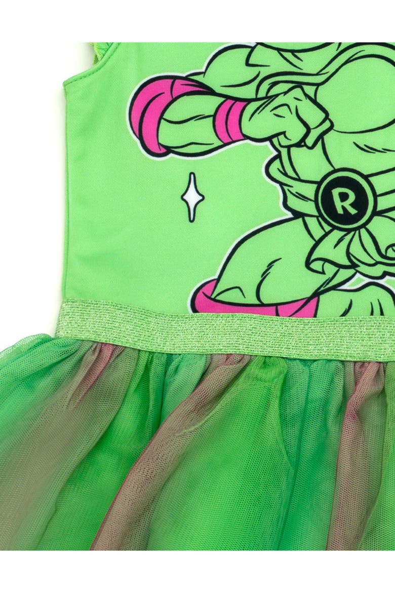 Raphael Sleeveless Dress, Alternate, color, Raphael Green Pink