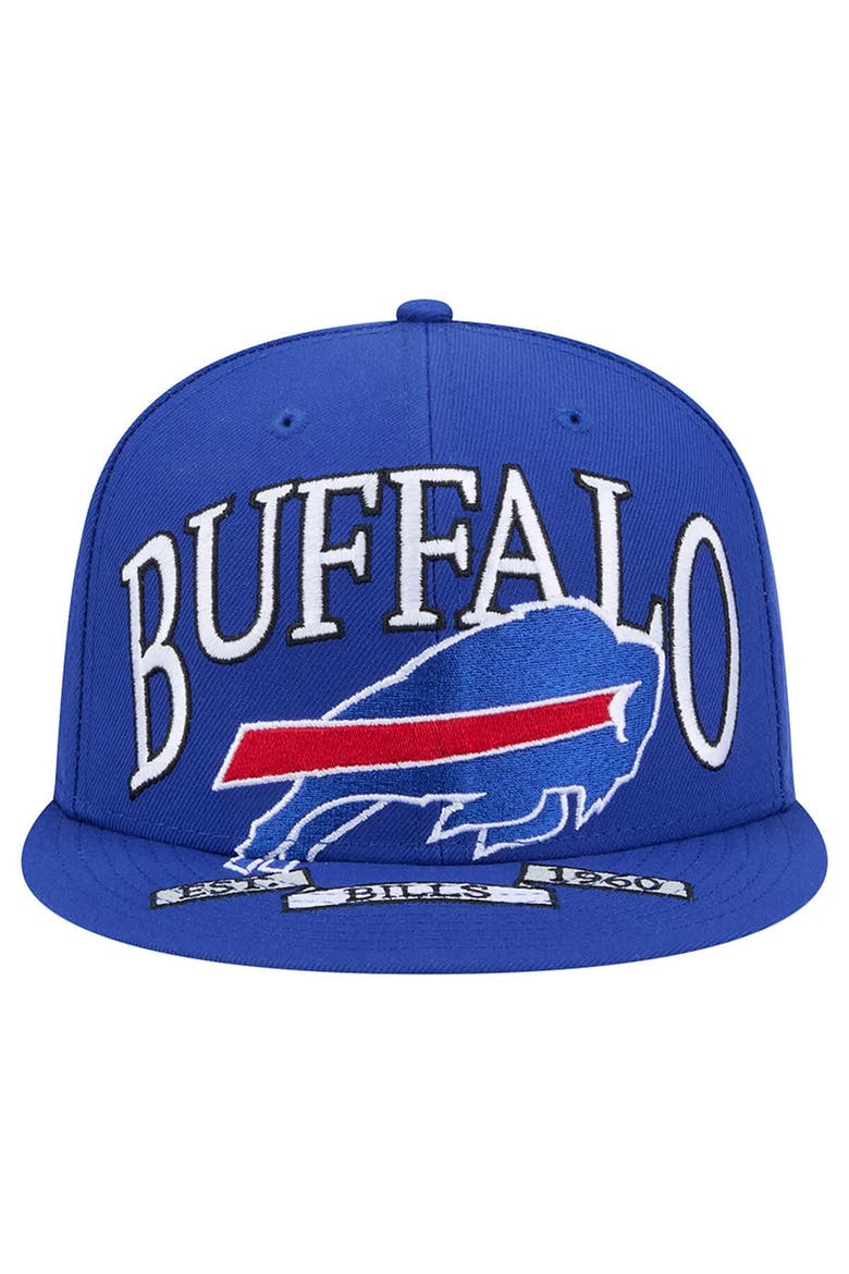 Men's New Era Royal Buffalo Bills  Oversized 59FIFTY Fitted Hat, Alternate, color, Royal