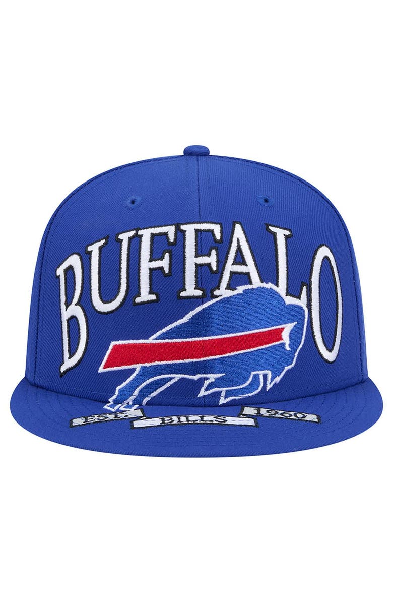 New Era Men
s New Era Royal Buffalo Bills  Oversized 59FIFTY Fitted Hat, Alternate, color, Royal
