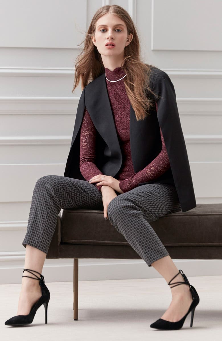 Vince Camuto Kiss Front Cape, Alternate, color, 