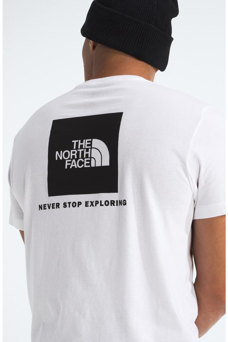 Box Logo Graphic Tee, Alternate, color, TNF WHITE