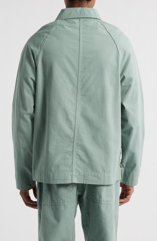Service Works Organic Cotton Ripstop Front Of House Jacket In Sage
