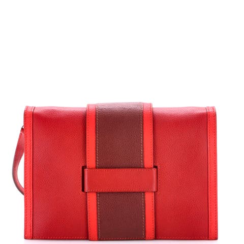 H Passant Clutch Shoulder Bag Evercolor