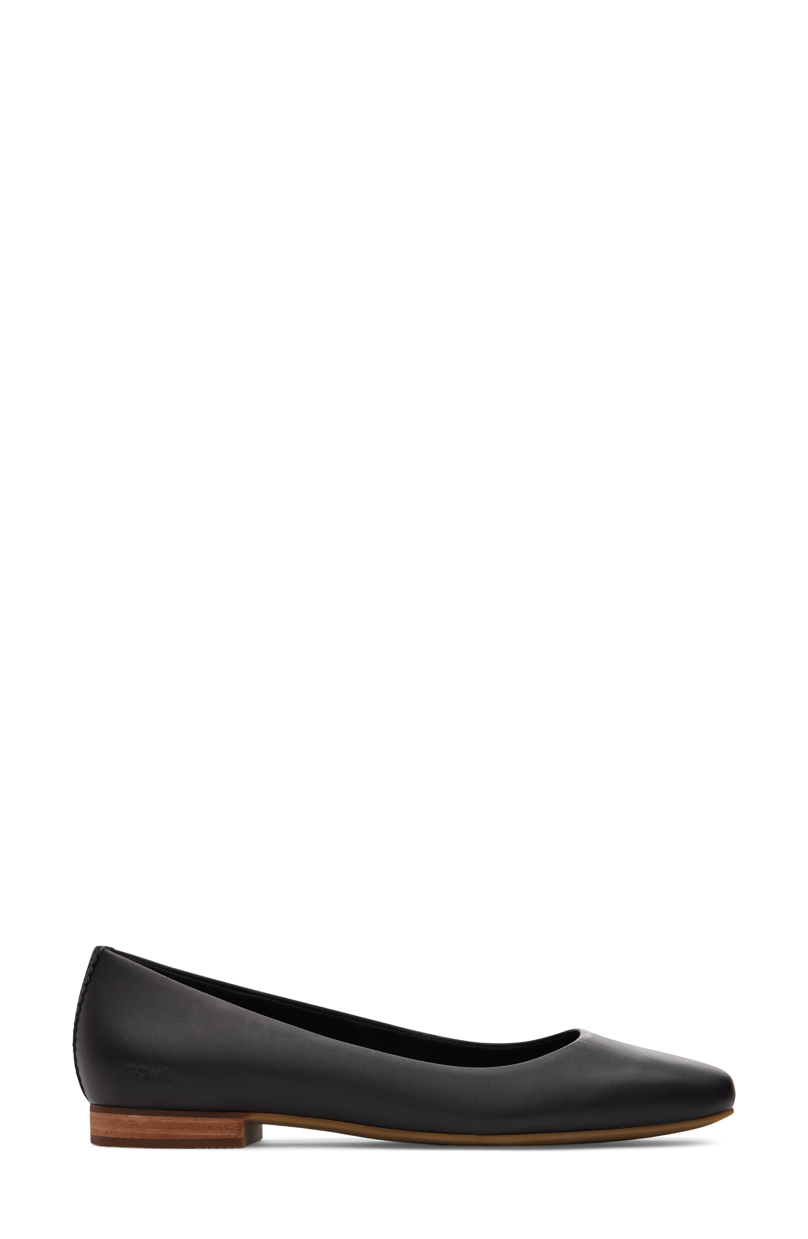 TOMS Briella Ballet Flat, Alternate, color, Black