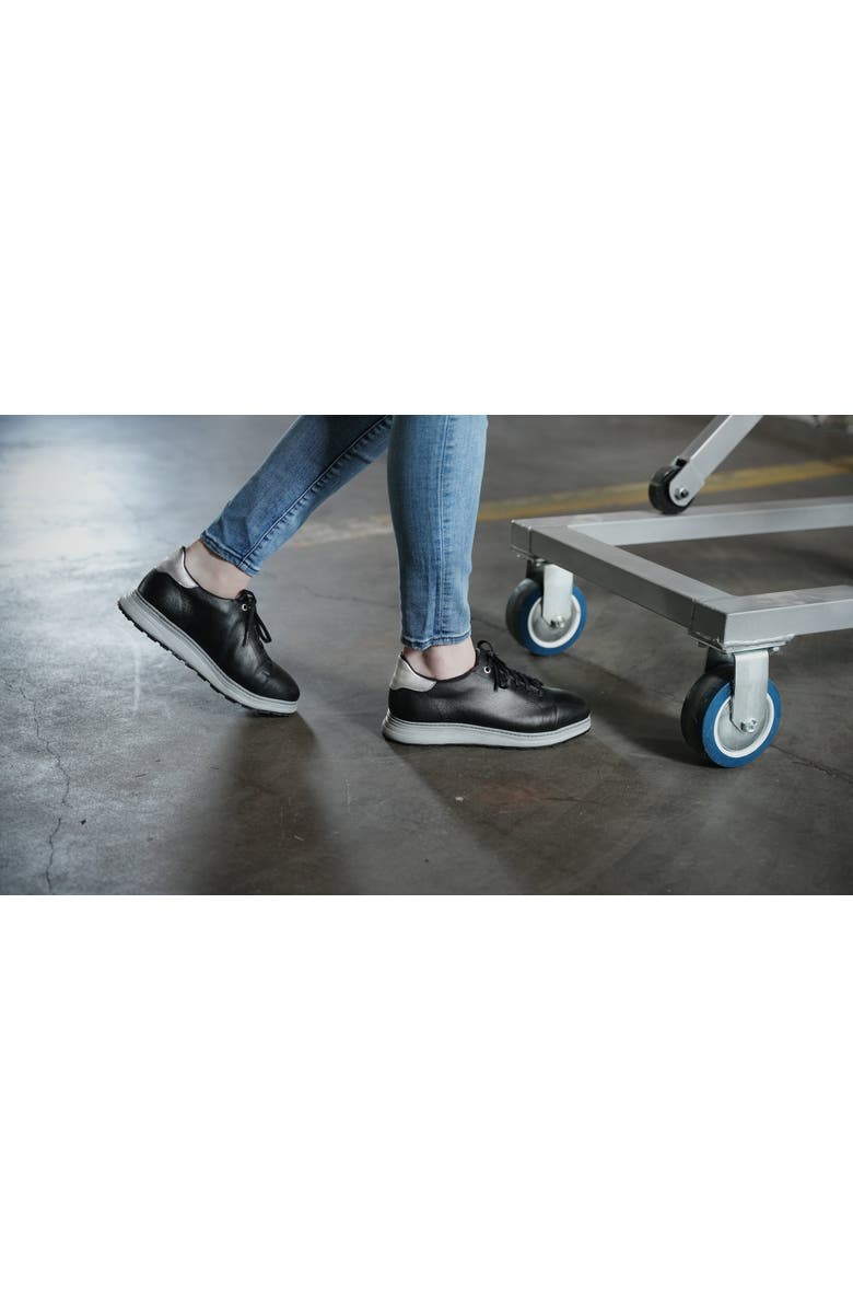 Xena Workwear Rogue Steel Toe Safety Sneaker, Alternate, color, Black