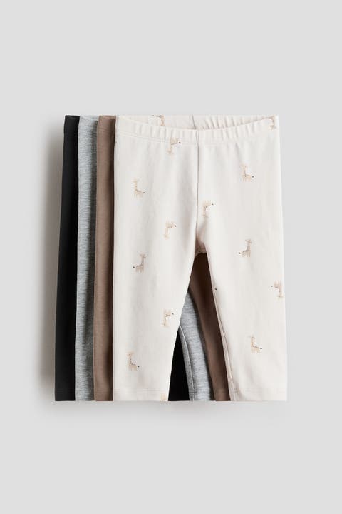 4-pack cotton jersey leggings