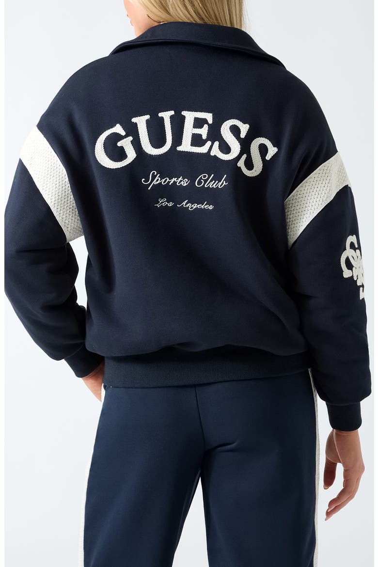 Danika Padded Bomber Jacket, Alternate, color, BLUE