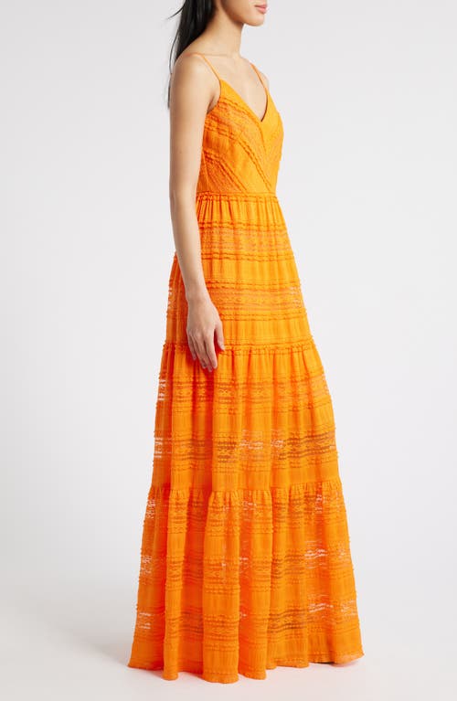 ELIZA J ELIZA J LACE INSET DETAIL MAXI SUNDRESS
