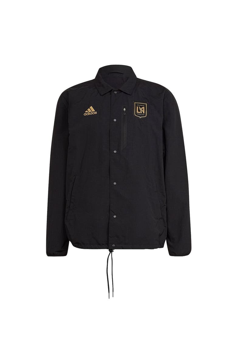 adidas Men's adidas Black LAFC Anthem Full-Snap Jacket, Alternate, color, 