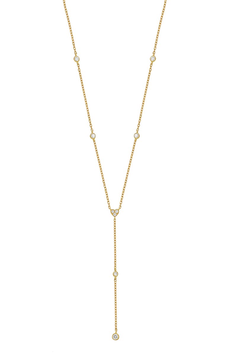 Bony Levy Heart Diamond Y-Necklace, Main, color, 