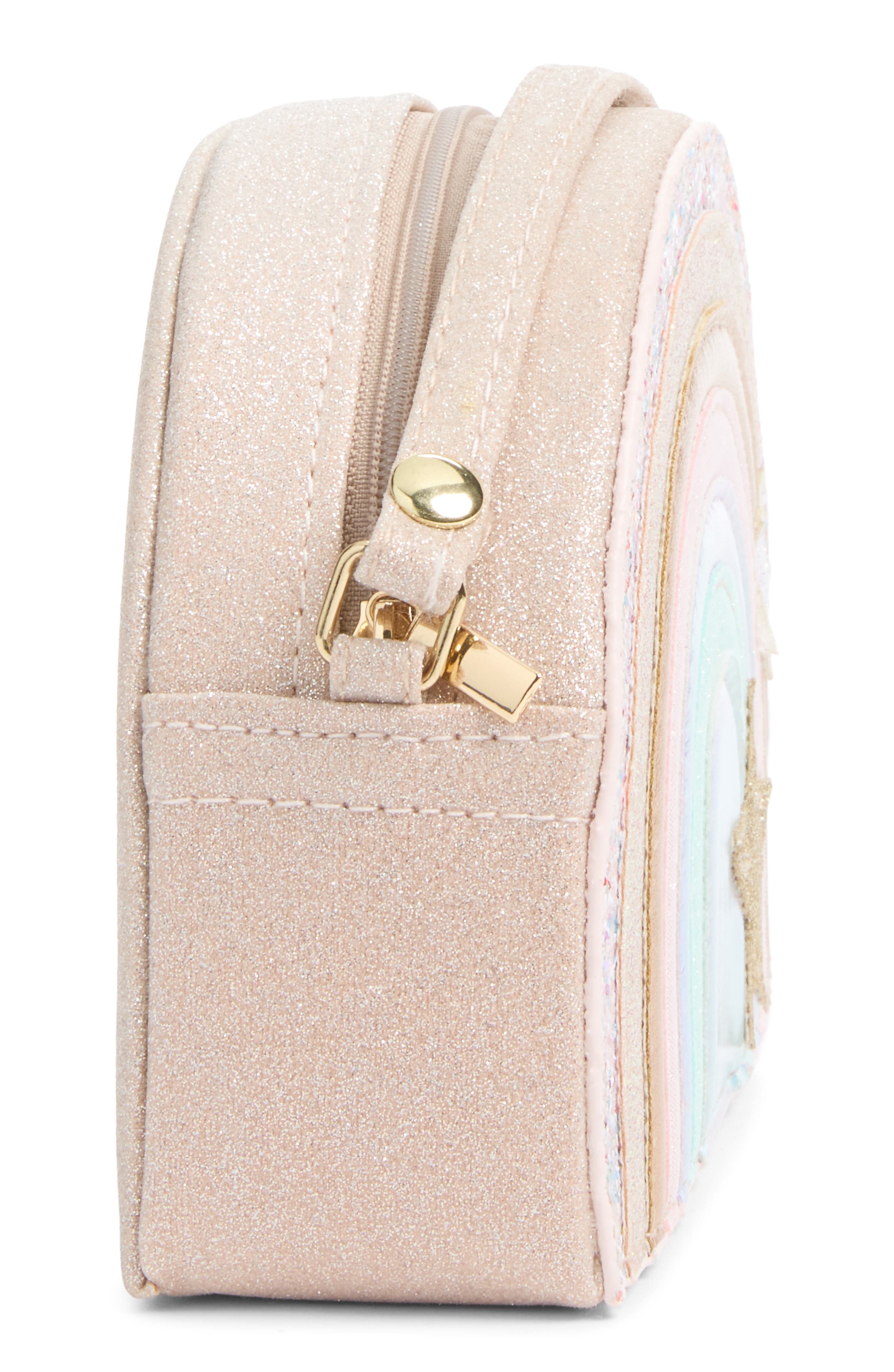Kids' Dreamwish Rainbow Crossbody Bag, Alternate, color, PINK