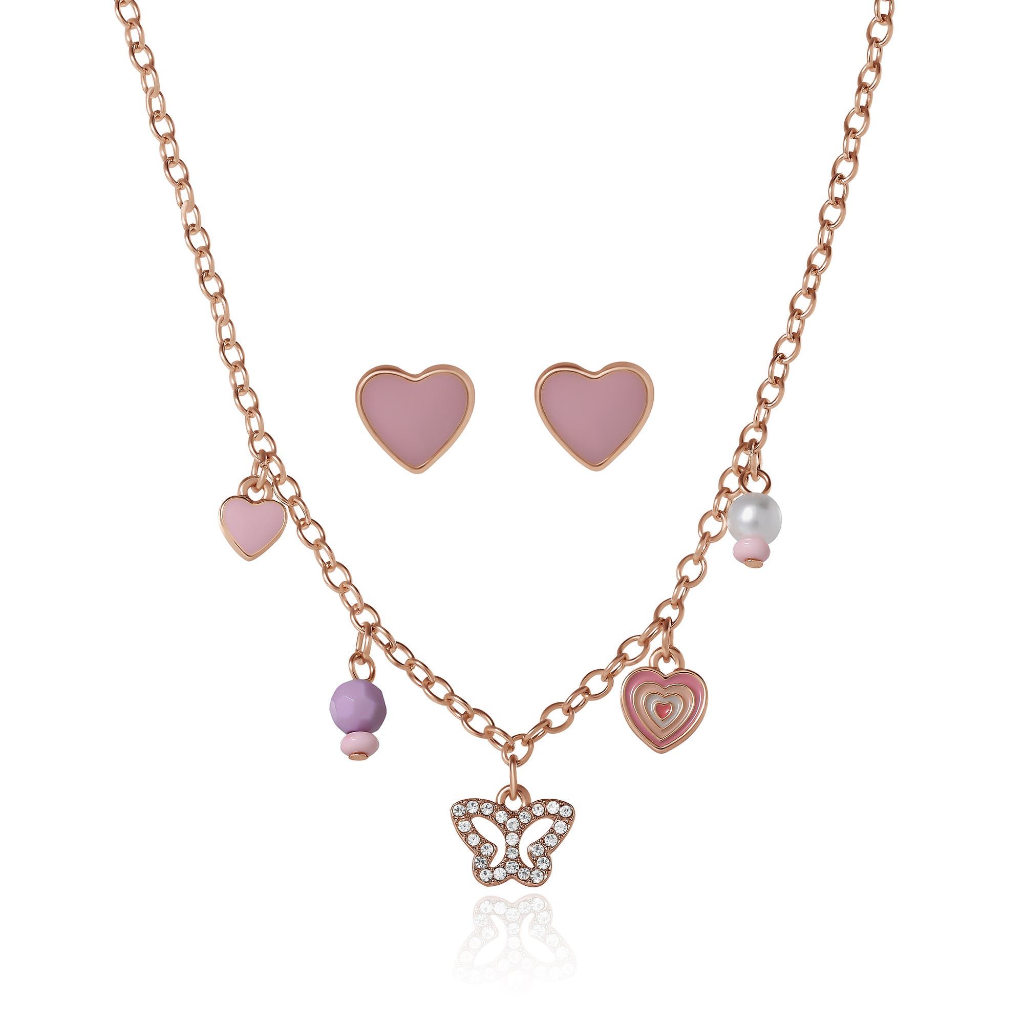 selected gold, pink