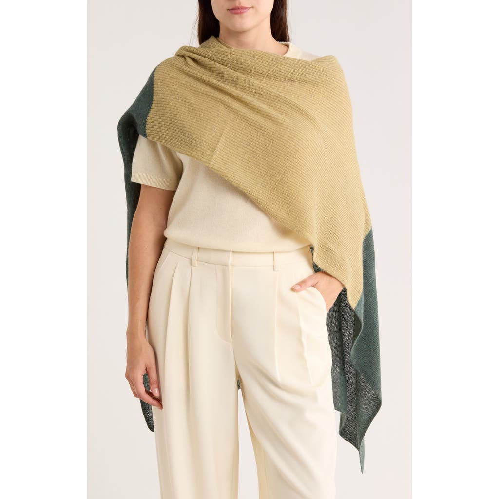 Portolano Cowl Neck Wool Blend Scarf In Neutral