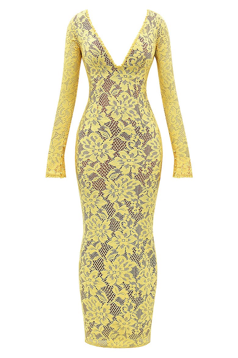indiana long sleeve lace maxi dress Indiana Long Sleeve Lace Maxi Dress (Women)