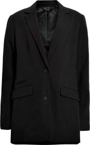 AllSaints Essen Stretch Cotton Blazer