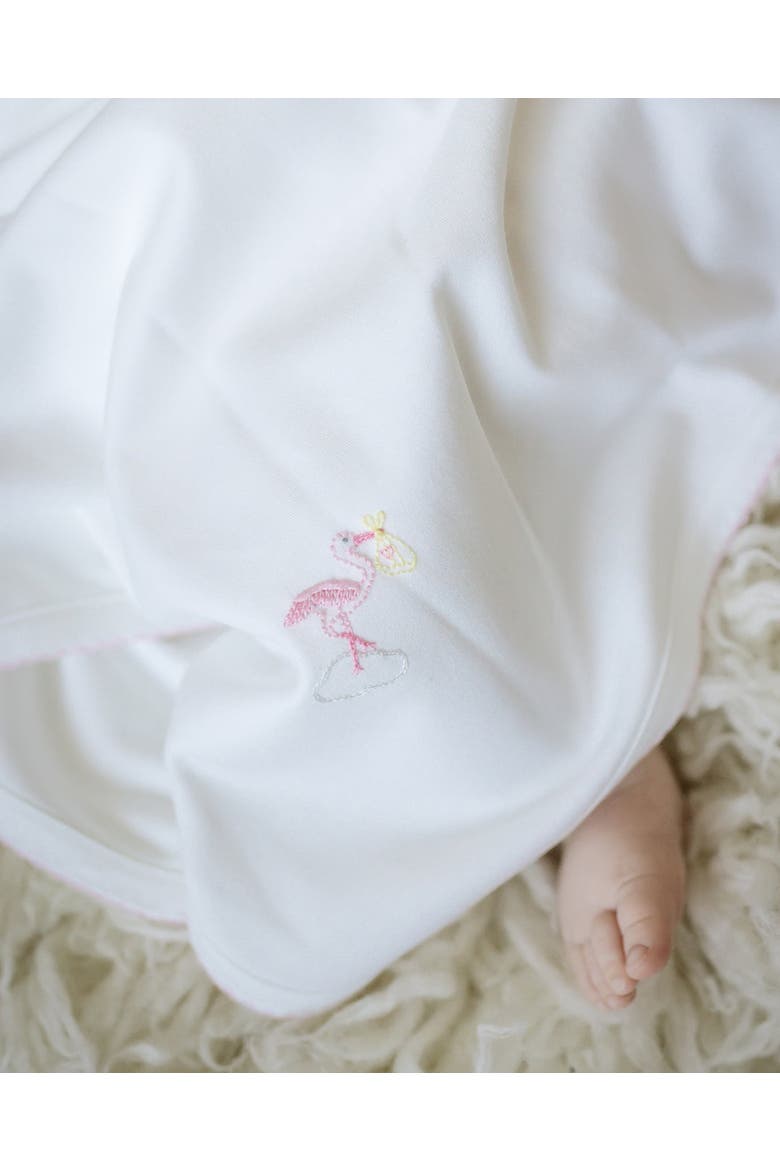 Just Delivered Blanket, Alternate, color, White & Pink