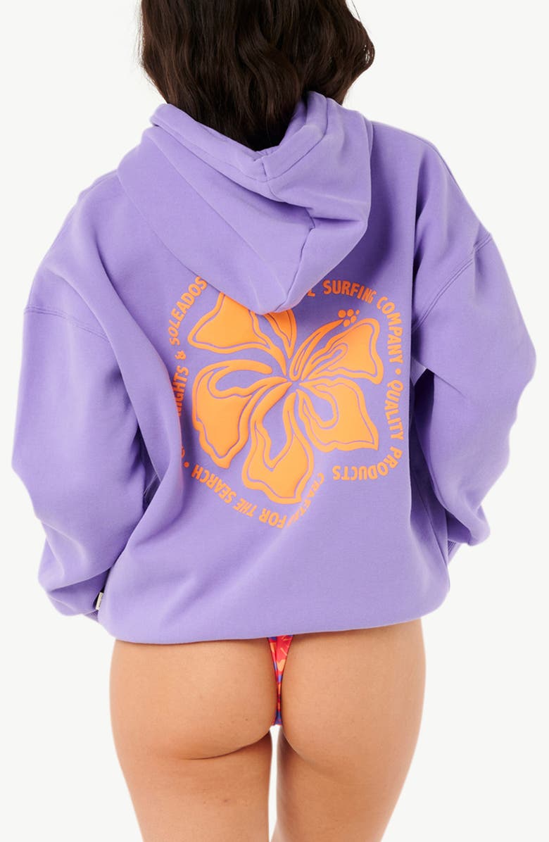 Rip Curl Hibiscus Heritage Hoodie, Alternate, color, 