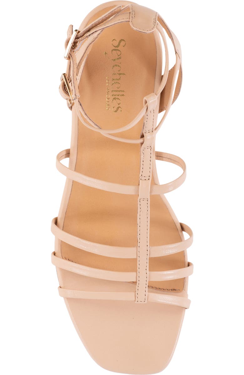 Seychelles Luxurious Wedge Sandal, Alternate, color, Beige