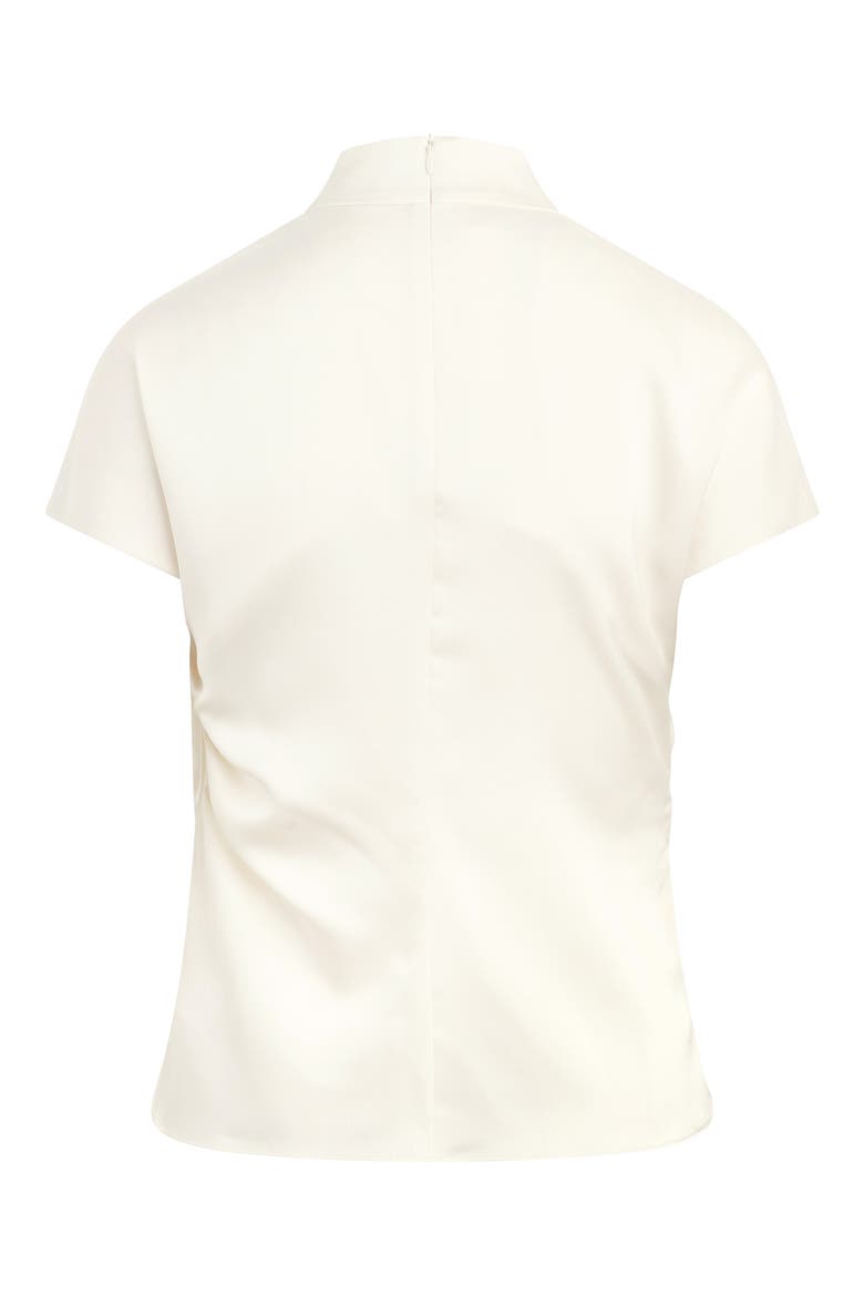 The Graceful Draped Top, Alternate, color, IVORY