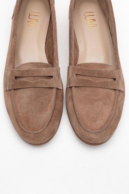 Forever & Always Shoes Dorothy Leather Loafer In Neutral