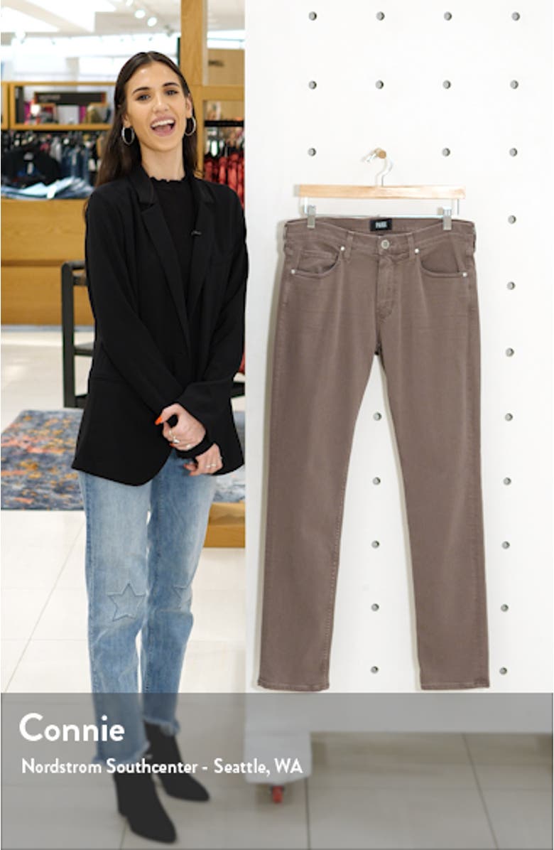 Transcend Federal Slim Straight Leg Jeans, sales video thumbnail