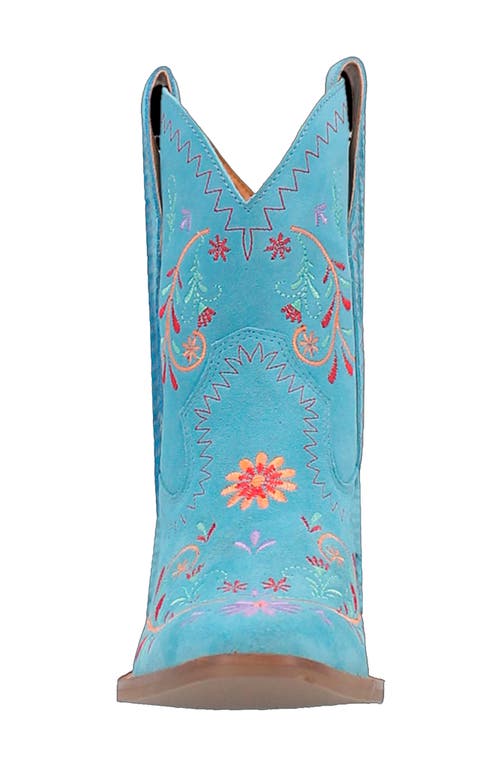 Dingo Sugar Bug Embroidered Western Boot In Blue