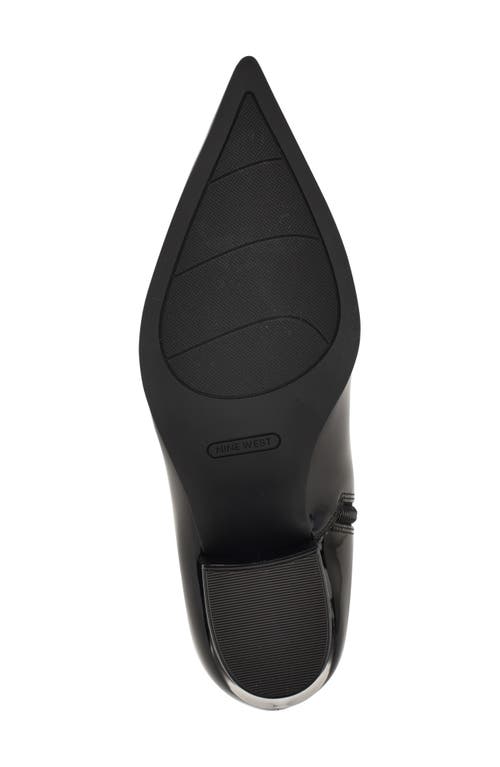 Nine West Serri Block Heel Bootie In Black